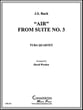 AIR FROM SUITE #3 2 Euphonium 2 Tuba QUARTET P.O.D. cover